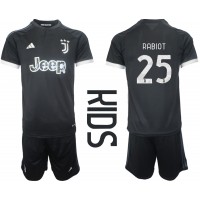 Juventus Adrien Rabiot #25 Replica Third Minikit 2023-24 Short Sleeve (+ pants)